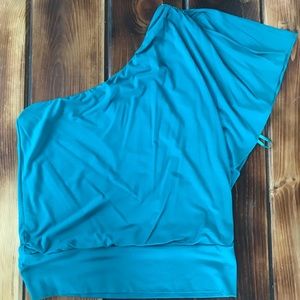 White House Black Market one shoulder blouse